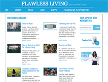 Tablet Screenshot of flawless-living.com